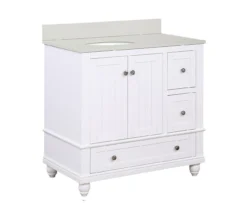 DHP Atwater Living Jazmyn Bathroom Vanity With White Sink -Walker Edison Shop 810610488 A0 1