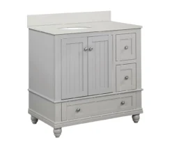 DHP Atwater Living Jazmyn Bathroom Vanity With White Sink