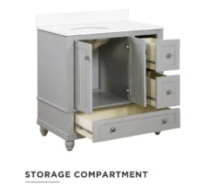 DHP Atwater Living Jazmyn Bathroom Vanity With White Sink -Walker Edison Shop 810610489 A0 2