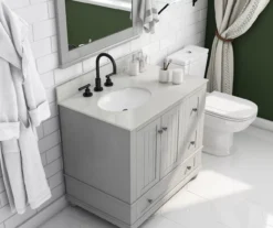 DHP Atwater Living Jazmyn Bathroom Vanity With White Sink -Walker Edison Shop 810610489 B0 1