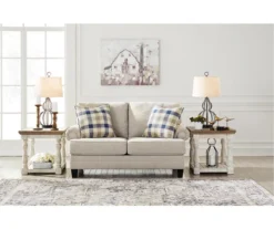 Meggett Linen Loveseat -Walker Edison Shop 810610792 A0 4