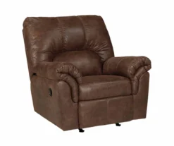 Bladen Coffee Faux Leather Rocker Recliner -Walker Edison Shop 810612226 6