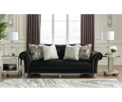 Harriotte Black Sofa -Walker Edison Shop 810612234 1