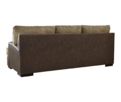Alesbury Brown Faux Leather Sofa -Walker Edison Shop 810612256 2