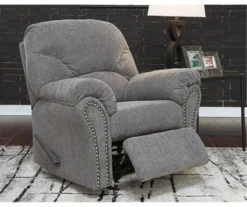 Allmaxx Gray Rocker Recliner -Walker Edison Shop 810612258 9