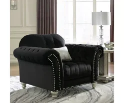 Harriotte Black Armchair -Walker Edison Shop 810612310 1