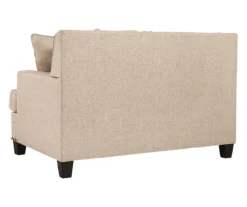 Claredon Beige Loveseat -Walker Edison Shop 810612332 5