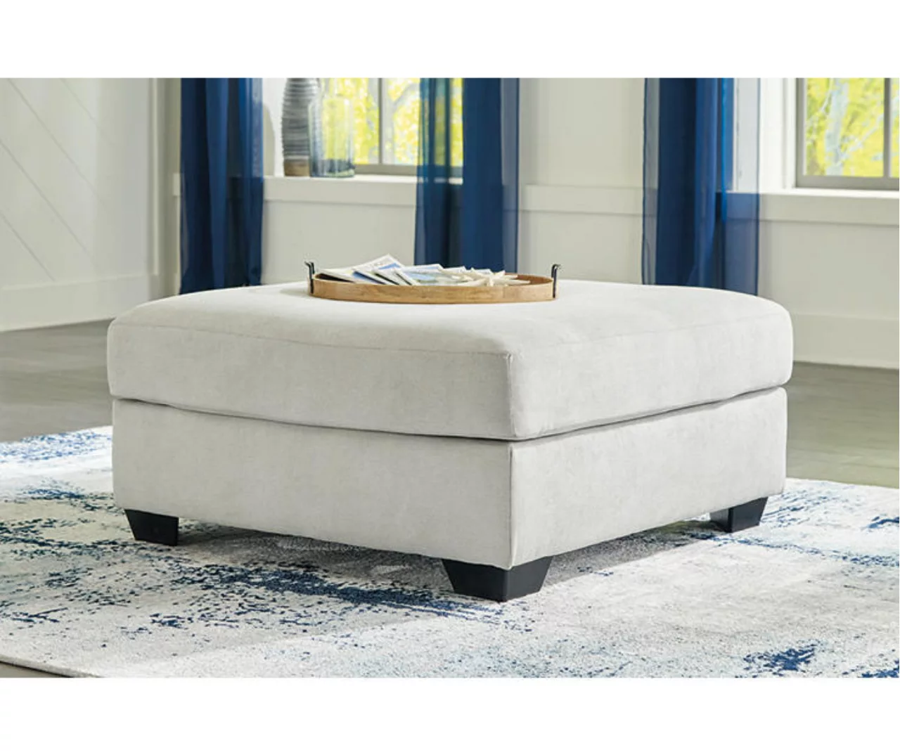 Lowder Stone Oversize Accent Ottoman 2 Lowder Stone Oversize Accent Ottoman - Image 2