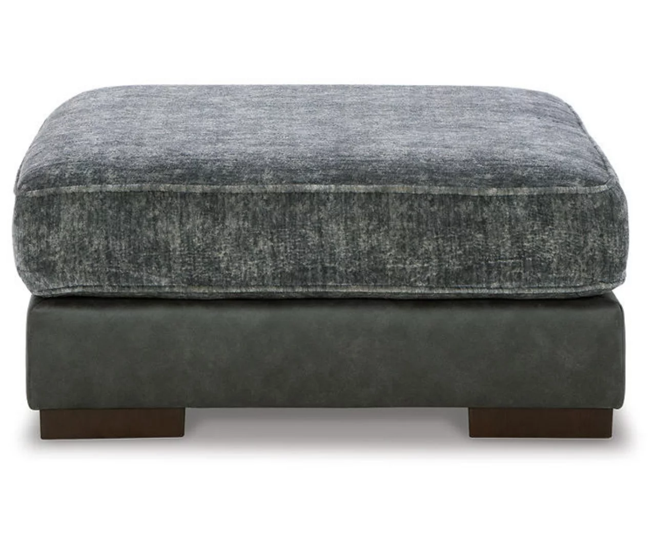 Larkstone Charcoal Oversize Accent Ottoman 4 Larkstone Charcoal Oversize Accent Ottoman - Image 4