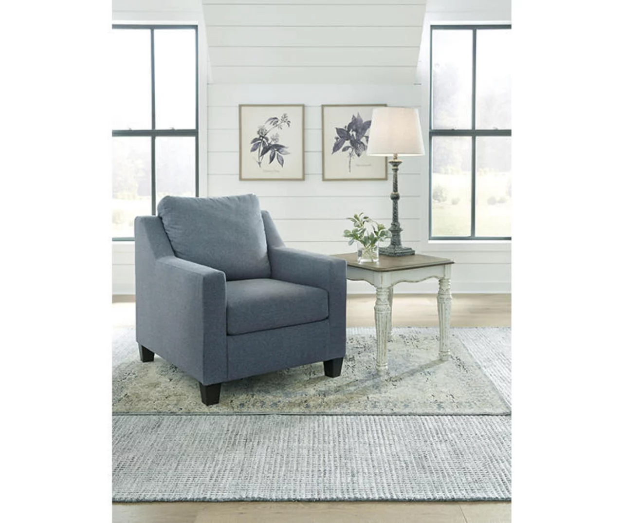 Lemly Twilight Blue Armchair 5 Lemly Twilight Blue Armchair - Image 5