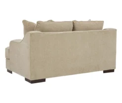 Lessinger Beige Loveseat -Walker Edison Shop 810612402 2