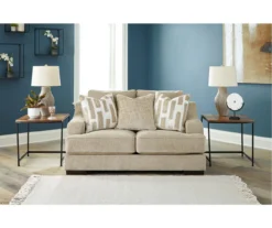 Lessinger Beige Loveseat -Walker Edison Shop 810612402 5