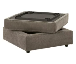 O'Phannon Gray Storage Ottoman -Walker Edison Shop 810612452 5