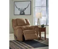 McGann Saddle Faux Leather Rocker Recliner -Walker Edison Shop 810612511 A0 4