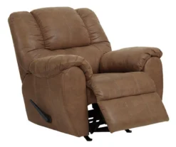 McGann Saddle Faux Leather Rocker Recliner -Walker Edison Shop 810612511 A0 5