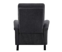 Weiser Dark Gray Push-Back Recliner 9 Weiser Dark Gray Push-Back Recliner -Walker Edison Shop 810616207 A2