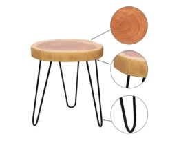 Live Edge Acacia Side Table 6 Live Edge Acacia Side Table -Walker Edison Shop 810616676 A0 1