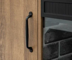 60" Modern Tan Electric Fireplace Console -Walker Edison Shop 810617759 A8