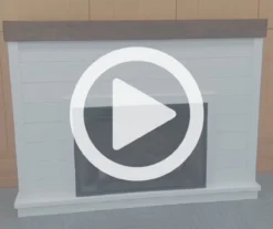 62" White Shiplap Grand Electric Fireplace -Walker Edison Shop 810617760 V0 1