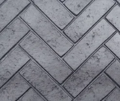 48" Faux Herringbone Mantel Electric Fireplace -Walker Edison Shop 810617761 A8 1