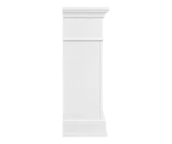 62" White Marble Grand Electric Fireplace Console -Walker Edison Shop 810617766 A0 5