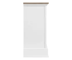60" White 2-Door Electric Fireplace Console 21 60" White 2-Door Electric Fireplace Console -Walker Edison Shop 810618088 A0 5