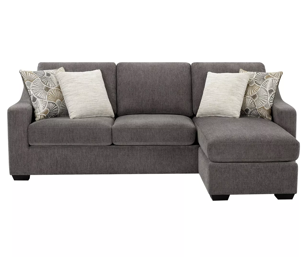 Gray Reversible Sofa Chaise 1 Gray Reversible Sofa Chaise