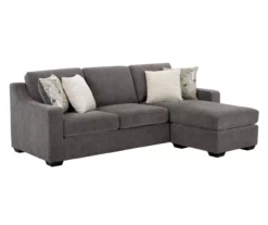 Gray Reversible Sofa Chaise 16 Gray Reversible Sofa Chaise -Walker Edison Shop 810620570 A0 2