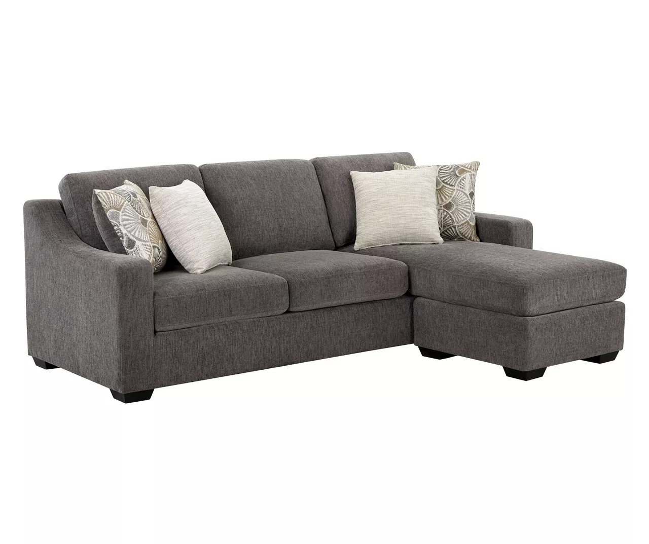 Gray Reversible Sofa Chaise 5 Gray Reversible Sofa Chaise - Image 5