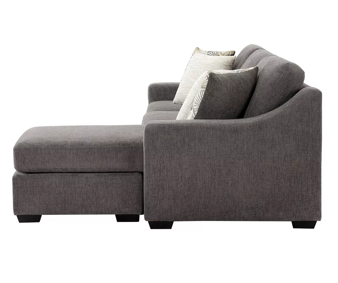 Gray Reversible Sofa Chaise 7 Gray Reversible Sofa Chaise - Image 7
