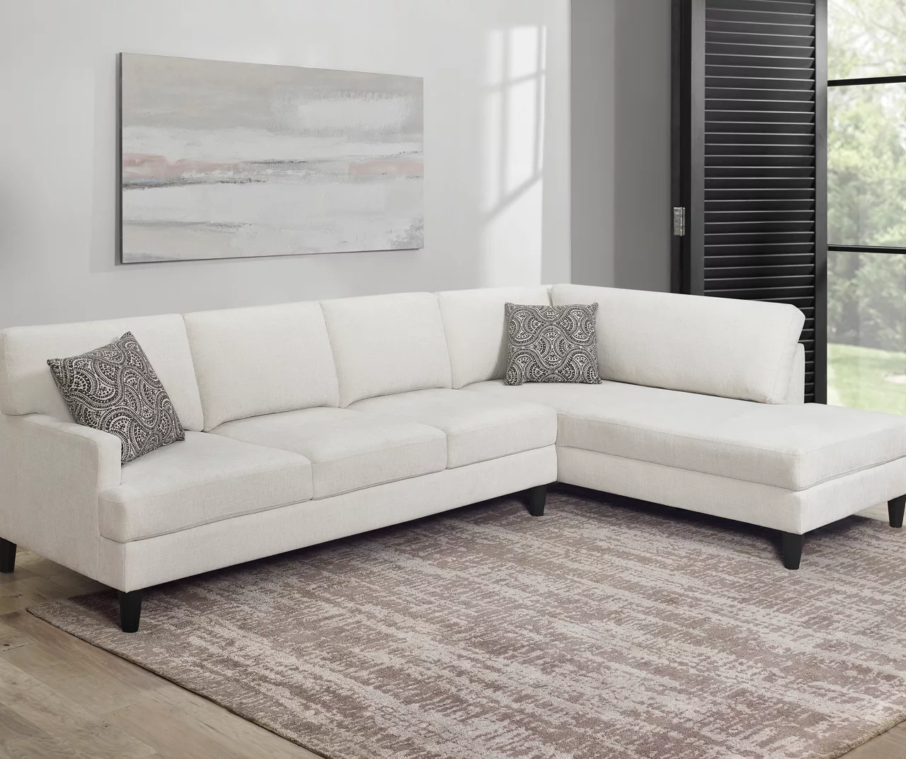 Broyhill Fresno Cream Sectional 2 Broyhill Fresno Cream Sectional - Image 2