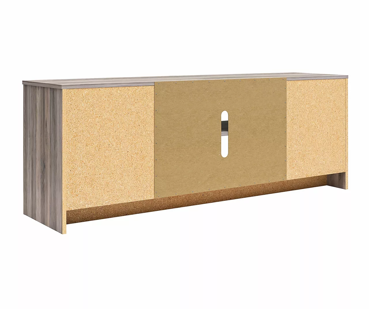 60" Aldridge Gray Oak TV Stand 3 60" Aldridge Gray Oak TV Stand - Image 3