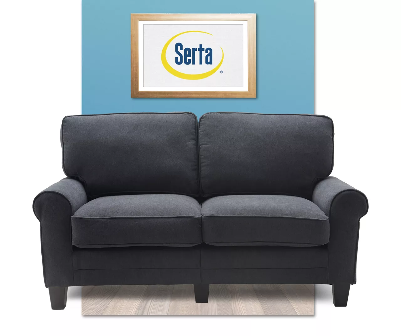 Copenhagen Charcoal Loveseat 2 Copenhagen Charcoal Loveseat - Image 2