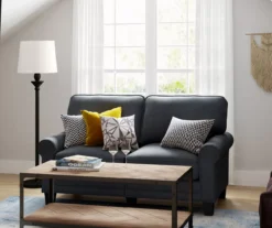 Copenhagen Charcoal Loveseat 14 Copenhagen Charcoal Loveseat -Walker Edison Shop 810659173 A0 4