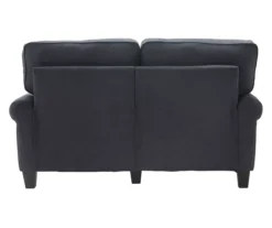 Copenhagen Charcoal Loveseat 17 Copenhagen Charcoal Loveseat -Walker Edison Shop 810659173 A0 7