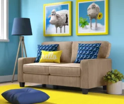 Palisades Beige Loveseat -Walker Edison Shop 810659206 A0 3