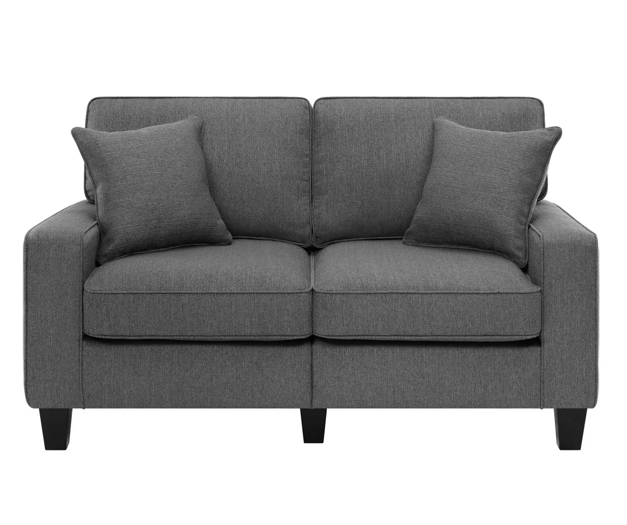 Palisades Dark Gray Loveseat 1 Palisades Dark Gray Loveseat