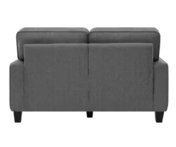 Palisades Dark Gray Loveseat 15 Palisades Dark Gray Loveseat -Walker Edison Shop 810659231 A0 7