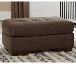 Signature Design By Ashley Maderla Faux Leather Ottoman -Walker Edison Shop 810697964 A0 2