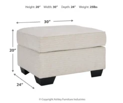 Signature Design By Ashley Cashton Ottoman -Walker Edison Shop 810697991 A8