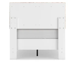 Signature Design By Ashley Piperton White Twin Panel Platform Bed -Walker Edison Shop combo790003 2