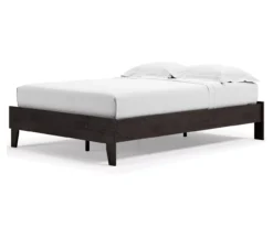 Signature Design By Ashley Piperton Black Full Panel Platform Bed -Walker Edison Shop combo790014 2