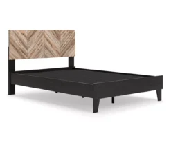 Signature Design By Ashley Piperton Black Full Panel Platform Bed