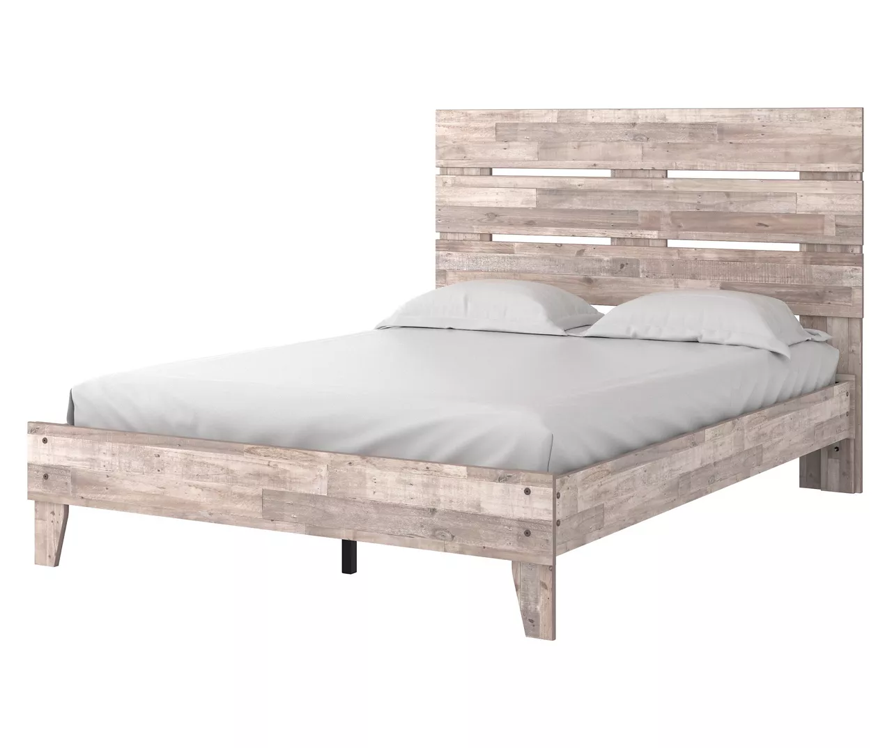 Signature Design By Ashley Neilsville Whitewash Queen Panel Platform Bed 1 Signature Design By Ashley Neilsville Whitewash Queen Panel Platform Bed
