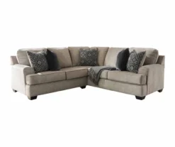 Signature Design By Ashley Bovarian Stone 2-Piece Sectional With Left-Facing Loveseat