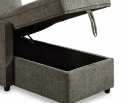 Signature Design By Ashley Kerle Charcoal Sectional With Pop-Up Bed -Walker Edison Shop combo870004 2