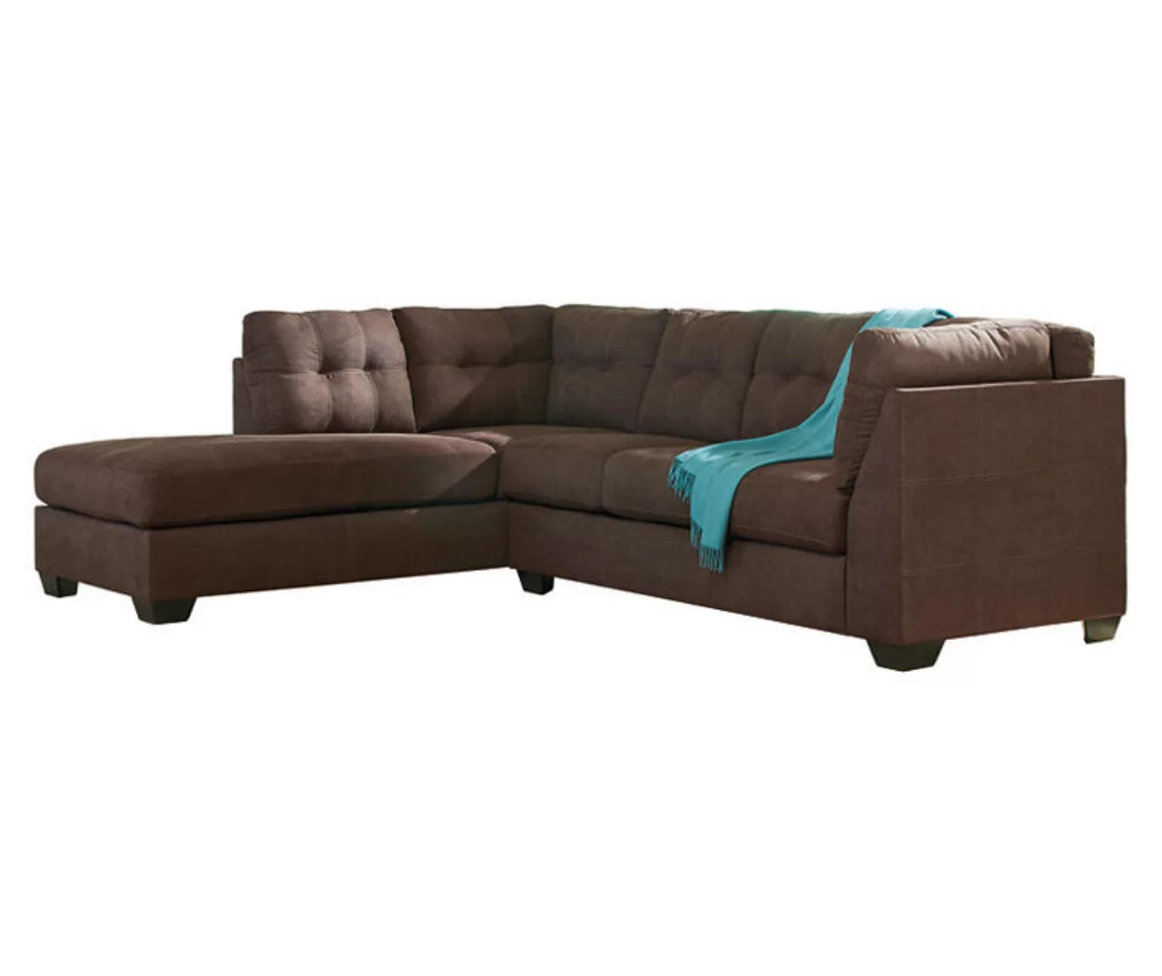 Signature Design By Ashley Maier Brown Sectional With Left-Facing Chaise 1 Signature Design By Ashley Maier Brown Sectional With Left-Facing Chaise
