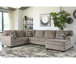 Signature Design By Ashley Ballinasloe Platinum Gray Sectional -Walker Edison Shop combo880002 2