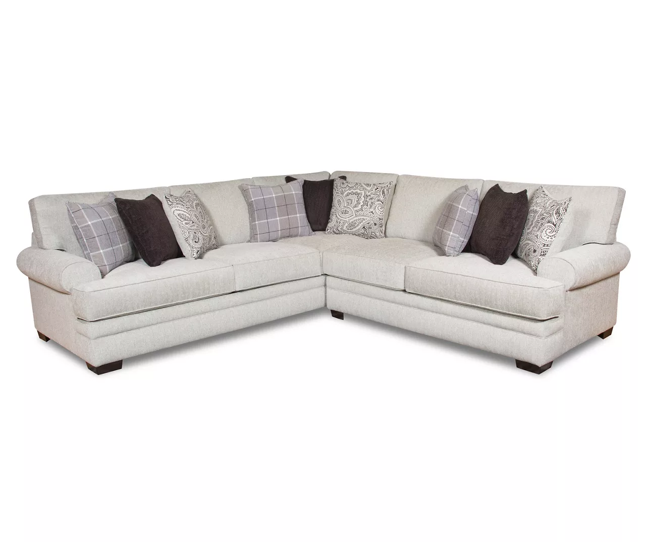 Griffin Menswear Gray Sectional 1 Griffin Menswear Gray Sectional