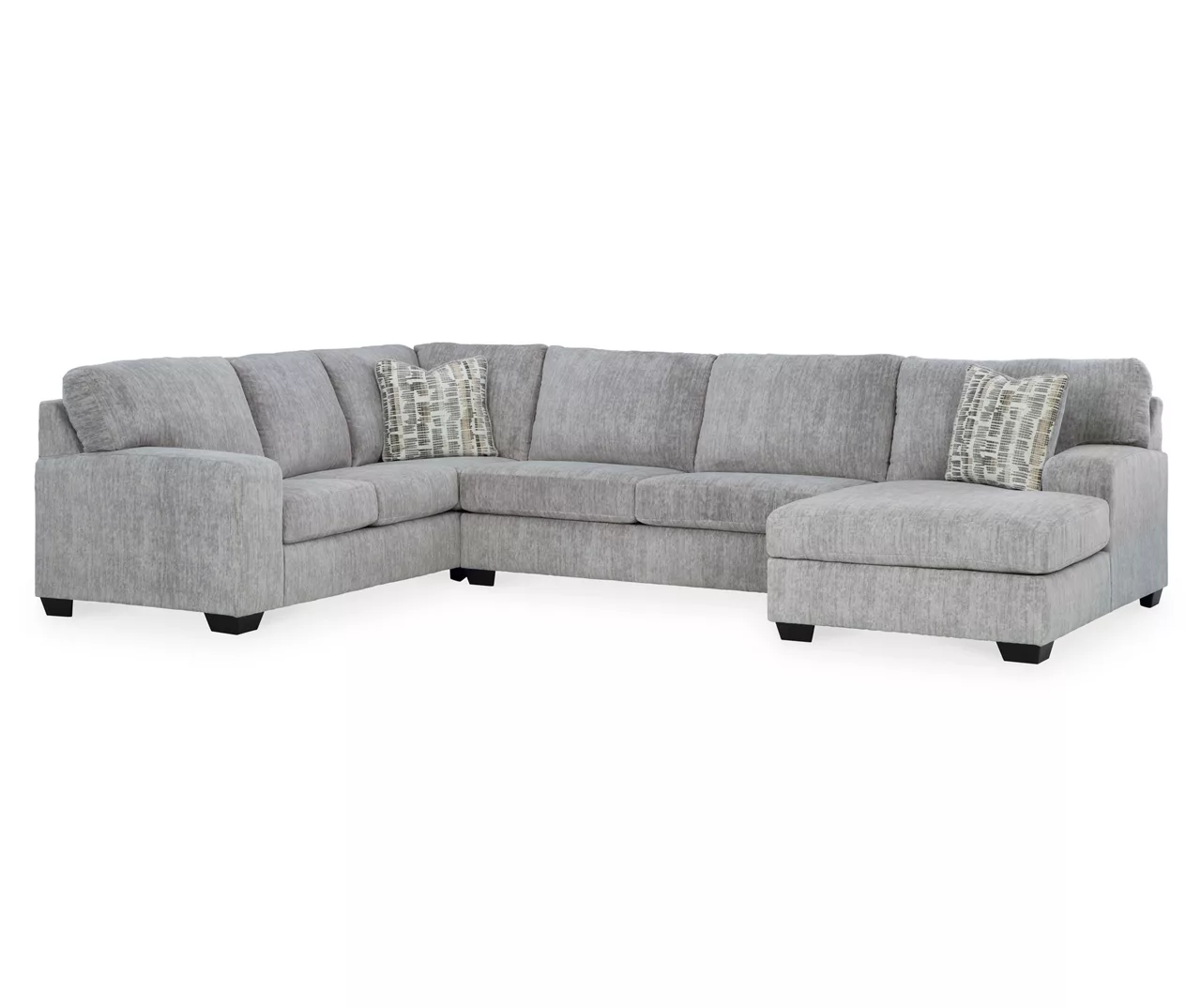 Broyhill Pembrey Pewter 3-Piece Sectional 1 Broyhill Pembrey Pewter 3-Piece Sectional